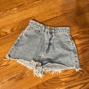 Size 24 Abrand Jean Shorts